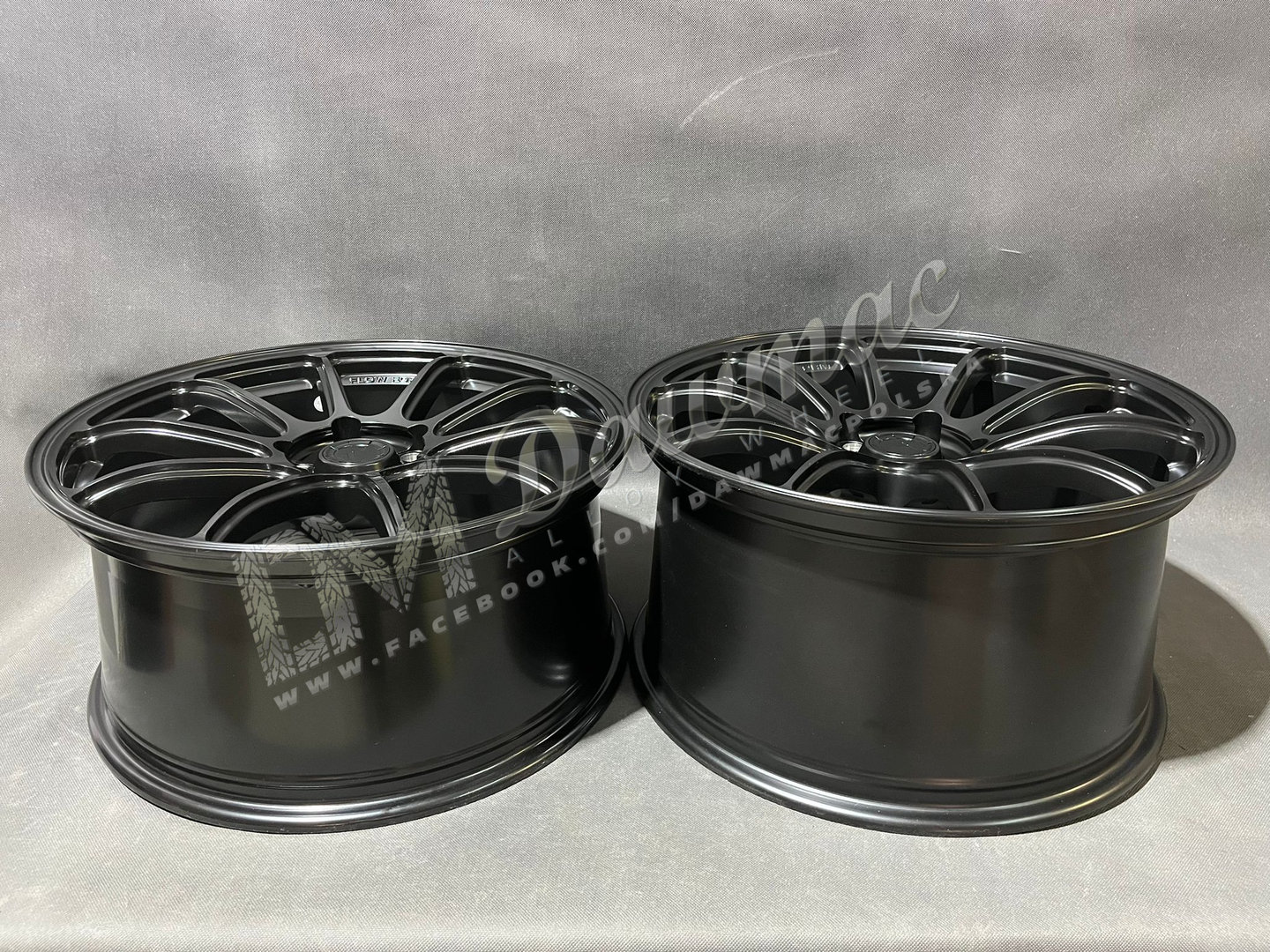 Japan Racing SL04 19" 8,5J ET20-ET45 + 9,5J ET20-ET45 BLANK Matt Black - obrazek 6