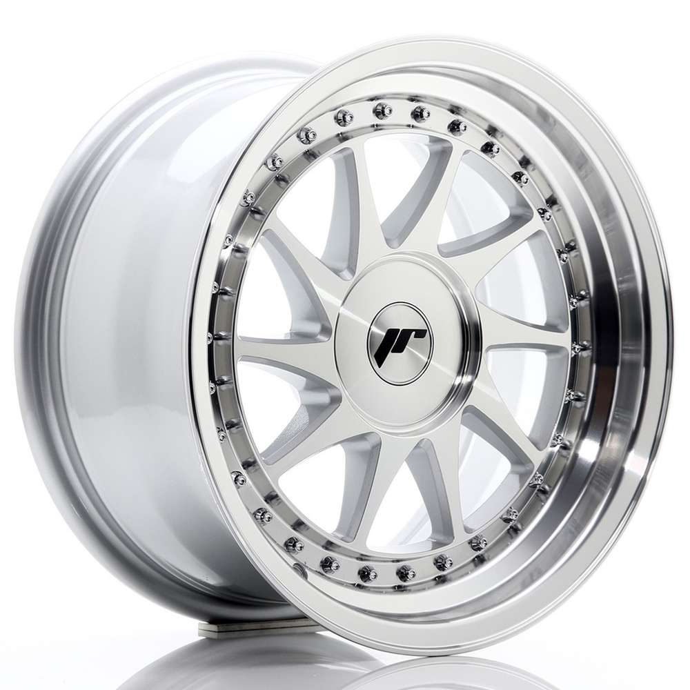 Japan racing JR26 16" 8J ET10-ET30 BLANK Silver Machined Face