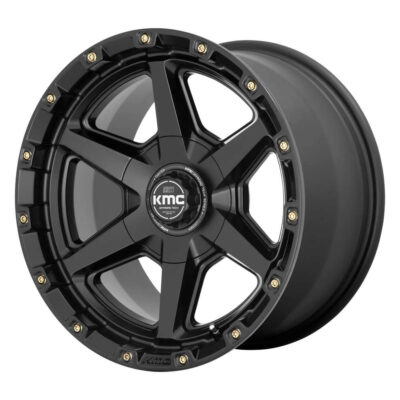 KMC KM101 17" 9J ET18 5x127/5x139,7 Satin Black