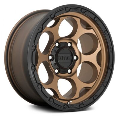 KMC KM541 18" 8,5J ET18 6x139,7 Matte Bronze with Black Lip