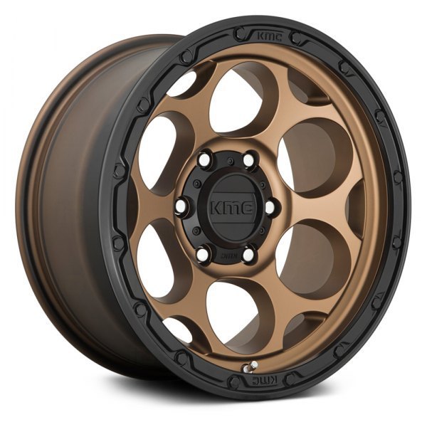 KMC KM541 18" 8,5J ET18 6x139,7 Matte Bronze with Black Lip
