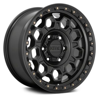 KMC KM545 17" 8J ET35 6x139,7 Satin Black