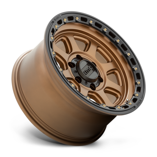 KMC KM548 20" 9J ET18 5x127 Matt Bronze w/ Black Lip - obrazek 3