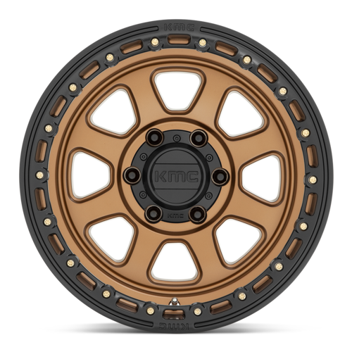 KMC KM548 20" 9J ET18 5x127 Matt Bronze w/ Black Lip - obrazek 4