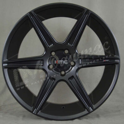 KMC KM711 20" 9J ET35 5x112 Satin Black
