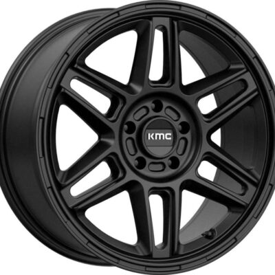KMC KM716 17" 8J ET38 5x110 Satin Black