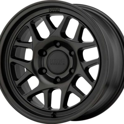 KMC KM717 16" 8J ET0 5x127 Satin Black