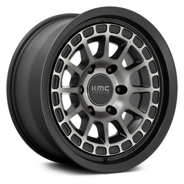 KMC KM719 17" 8,5J ET0 5x127 Satin Black With Gray Tint - obrazek 2
