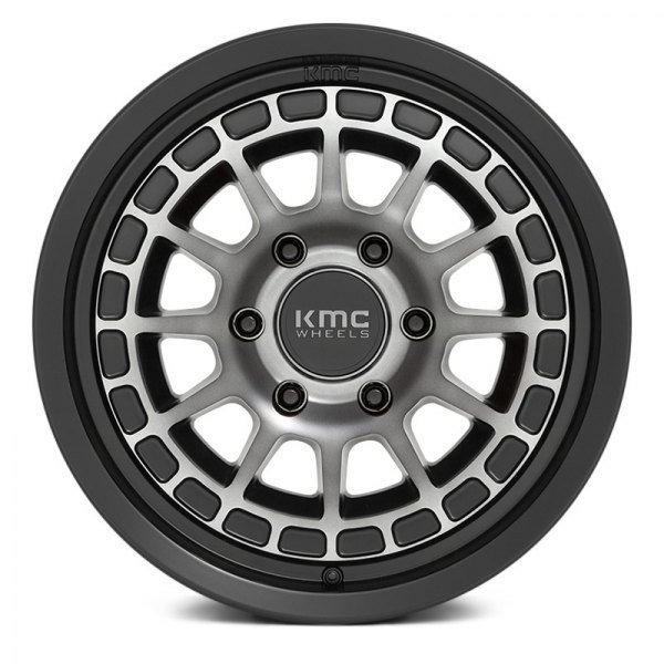 KMC KM719 17" 8,5J ET0 5x127 Satin Black With Gray Tint - obrazek 3