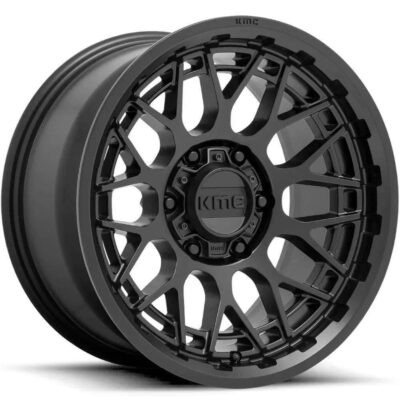 KMC KM722 20" 9J ET18 5x127 Satin Black