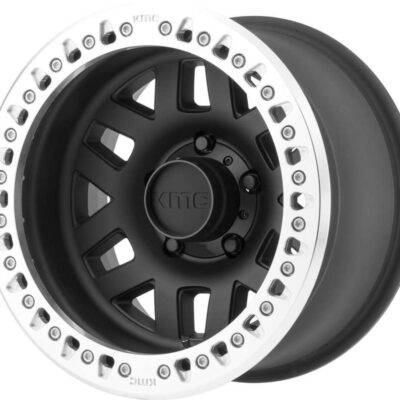KMC Machete Crawl 17" 9J ET-38 6x139,7 Satin Black Machined Ring