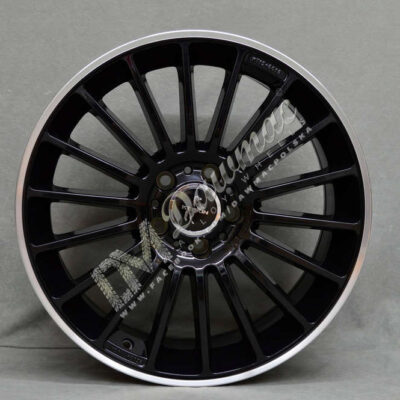 Keskin KT15 20" 8,5J ET42 5x112 Black Lip Polish