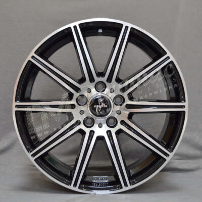 Keskin KT16 19" 8,5J ET45 5x112 Black Front Polish