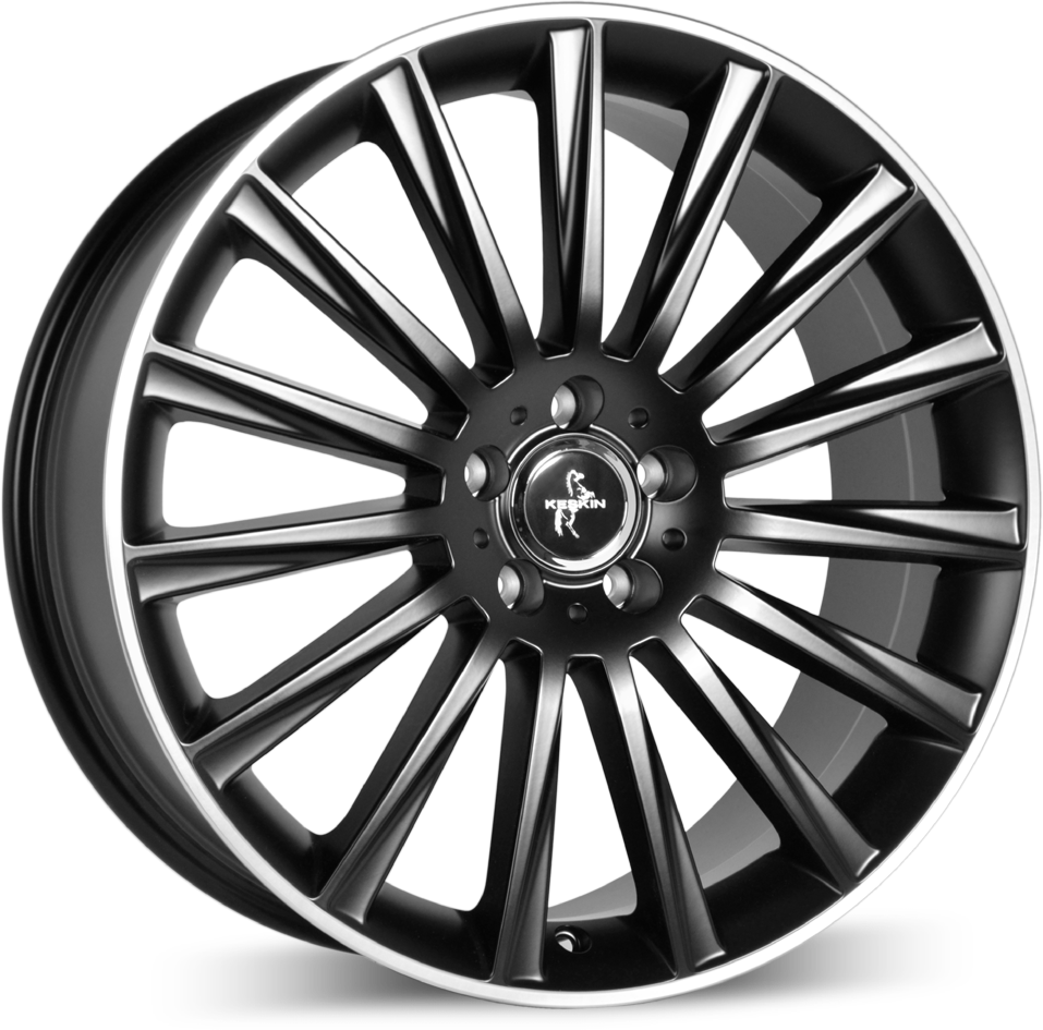 Keskin KT18 19" 8,5J ET30 5x112 Matt Black Lip Polish