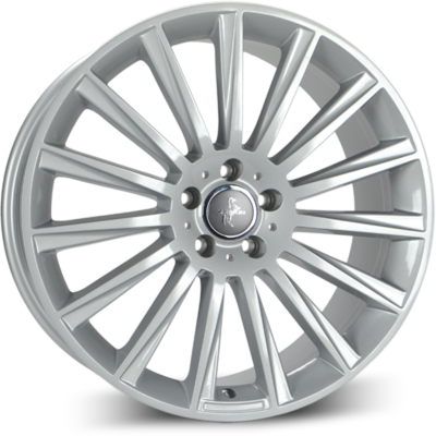 Keskin KT18 20" 8,5J ET42 5x112 Silver Painted