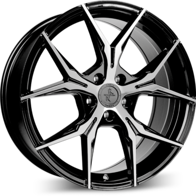 Keskin KT19 18" 8J ET40 5x114,3 Black Front Polish