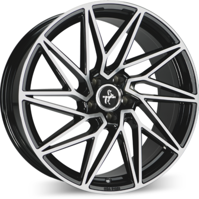 Keskin KT20 18" 8J ET40 5x114,3 Black Front Polish