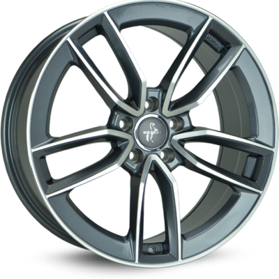 Keskin KT21 18" 8J ET45 5x112 Palladium Front Polish