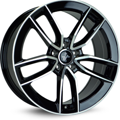 Keskin KT21 20" 8,5J ET42 5x112 Black Front Polish