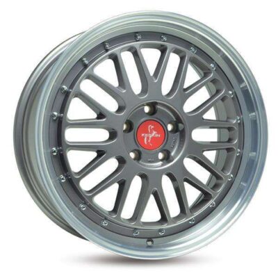 Keskin KT22 18" 8J ET35 5x120 Titan Grey Lip Polished