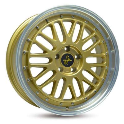 Keskin KT22 18" 8J ET40 5x114,3 Gold Lip Polish