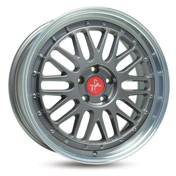 Keskin KT22 19" 8,5J ET35 5x120 Titan Grey Lip Polished