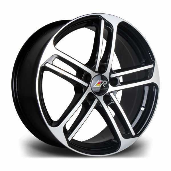 LMR Roption 19" 8,5J ET45 5x112 Black Polished