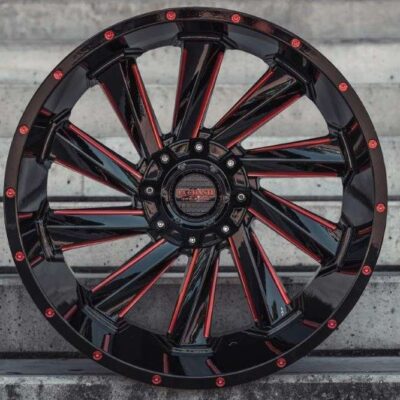 La Chanti LC-OF10 20" 12J ET-44 6x135/6x139,7 Gloss Black Red