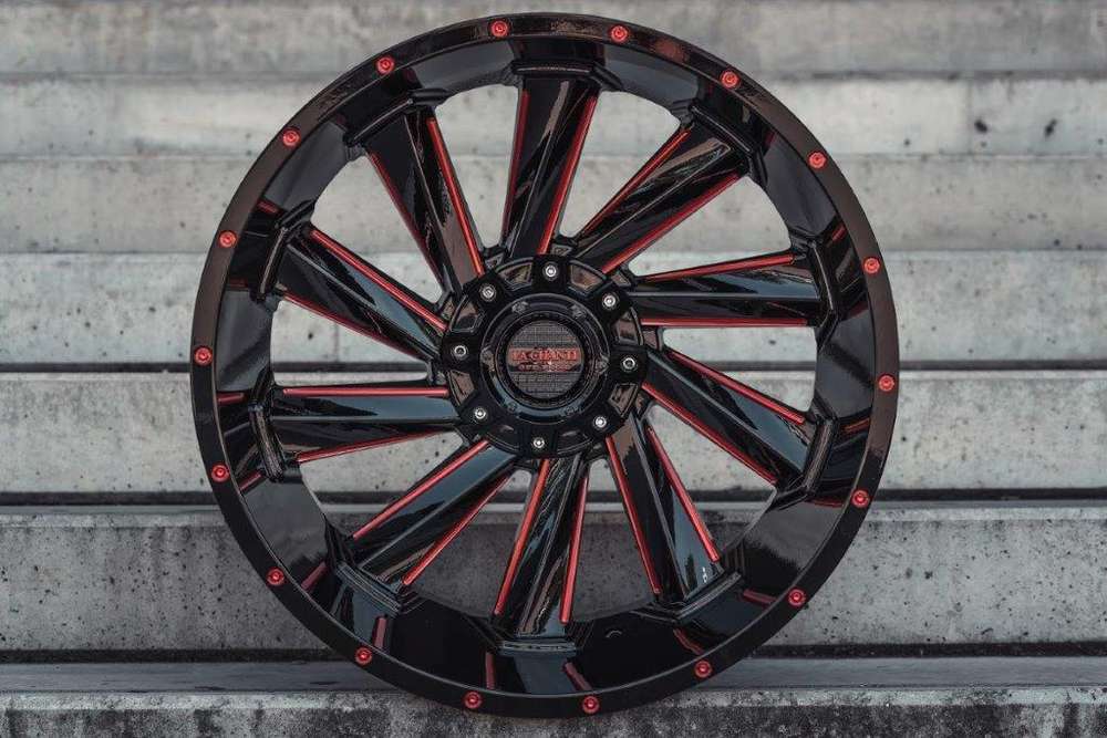 La Chanti LC-OF10 20" 12J ET-44 6x135/6x139,7 Gloss Black Red