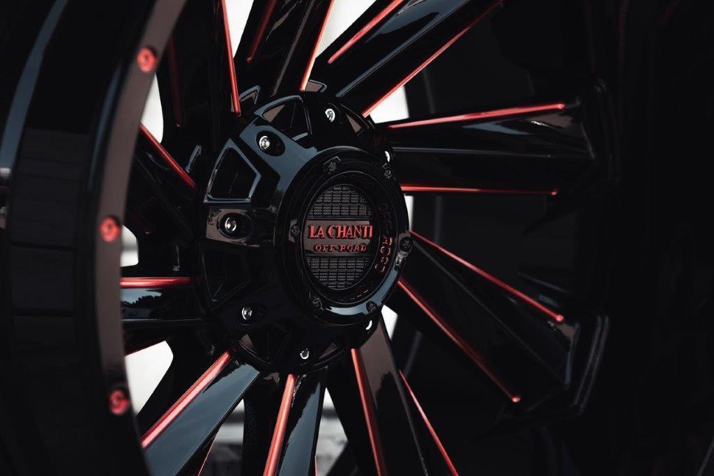 La Chanti LC-OF10 20" 12J ET-44 6x135/6x139,7 Gloss Black Red - obrazek 5