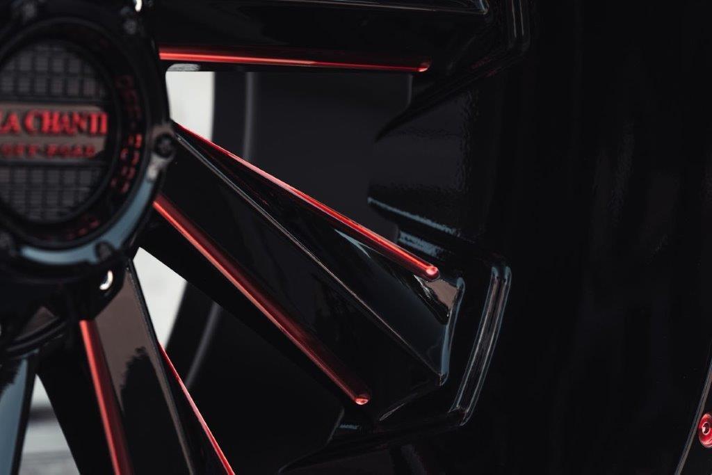 La Chanti LC-OF10 20" 12J ET-44 6x135/6x139,7 Gloss Black Red - obrazek 6