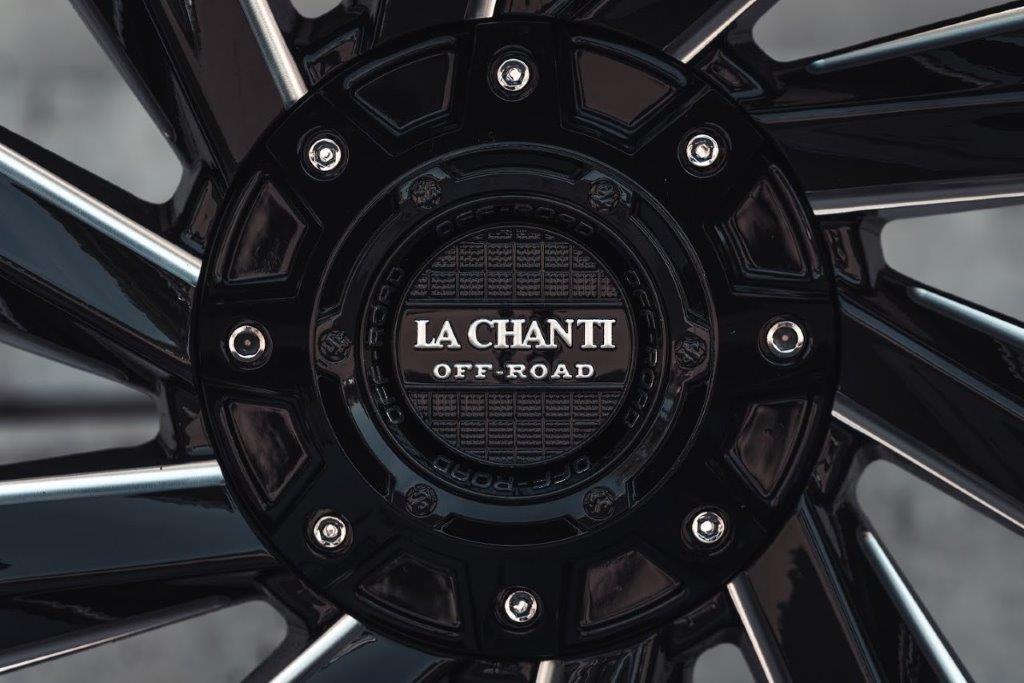 La Chanti LC-OF10 22" 12J ET-44 5x127/5x139,7 Gloss Black Milled - obrazek 6