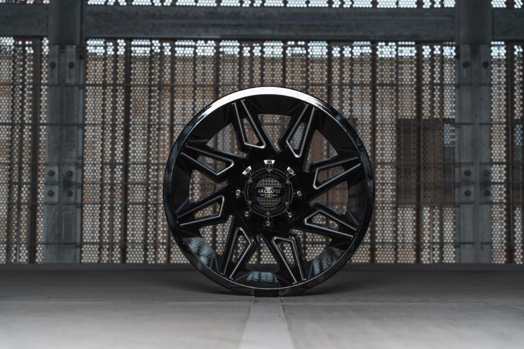 La Chanti LC-OF11 20" 12J ET-44 5x127/5x139,7 Gloss Black Milled - obrazek 2