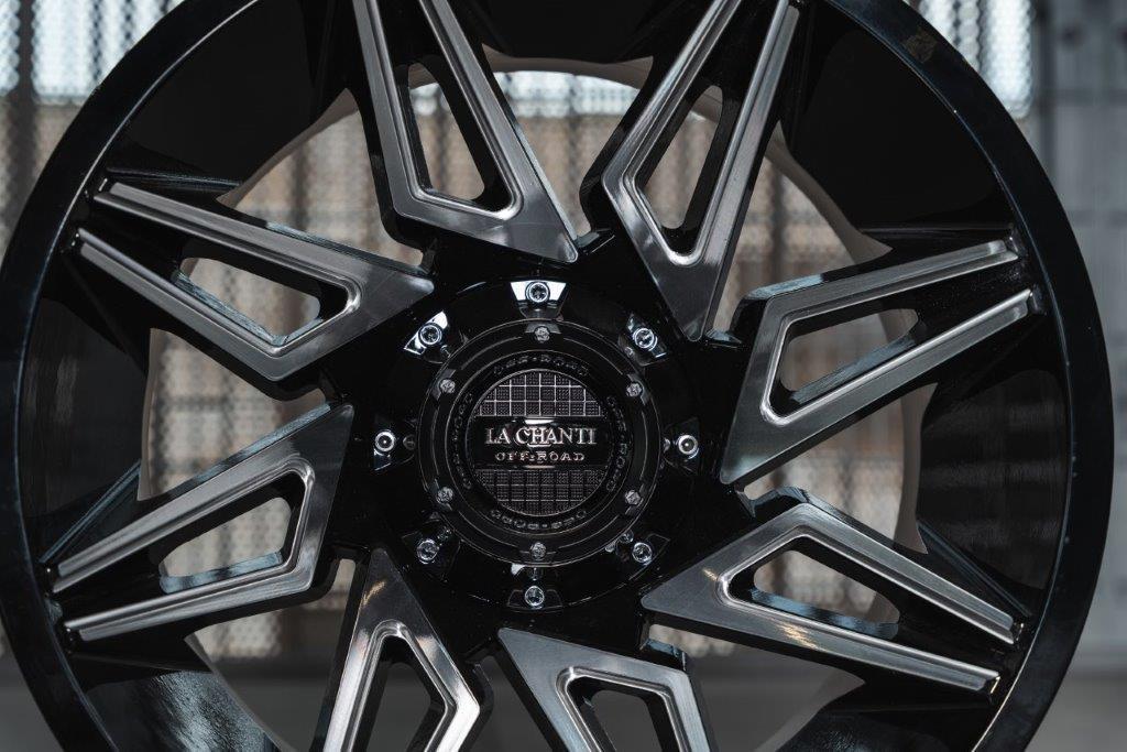 La Chanti LC-OF11 20" 12J ET-44 6x135/6x139,7 Black Machined - obrazek 5