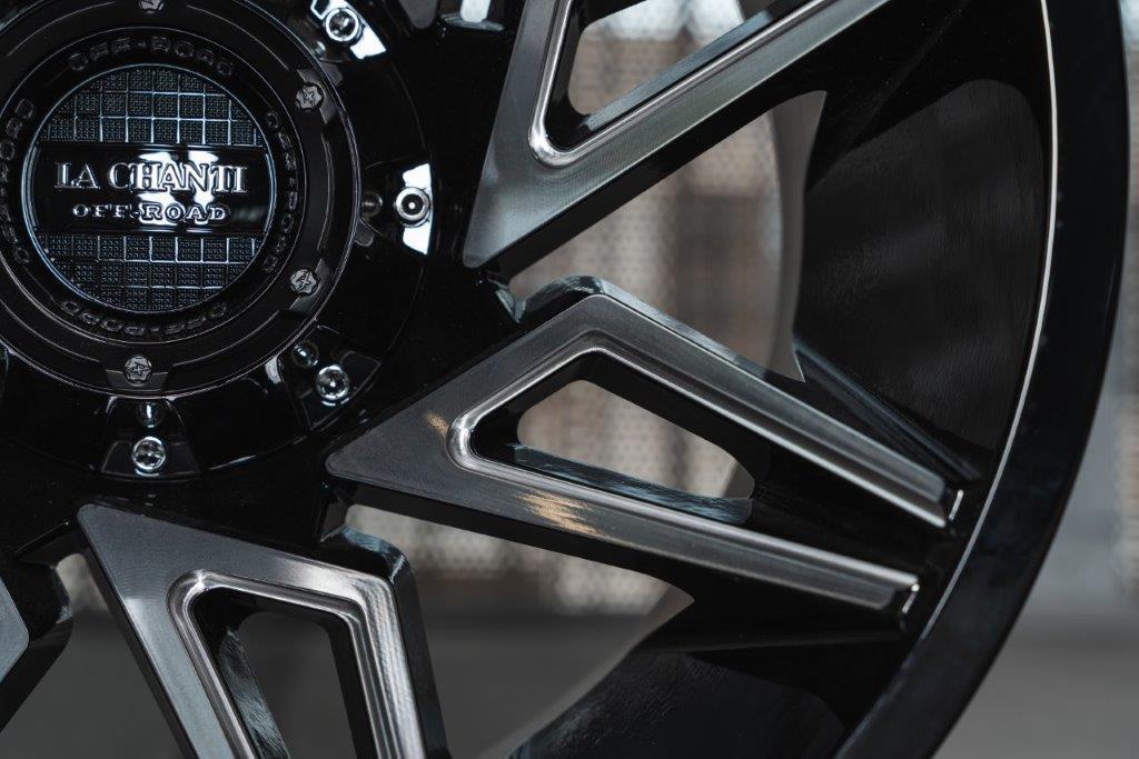 La Chanti LC-OF11 20" 12J ET-44 6x135/6x139,7 Black Machined - obrazek 6