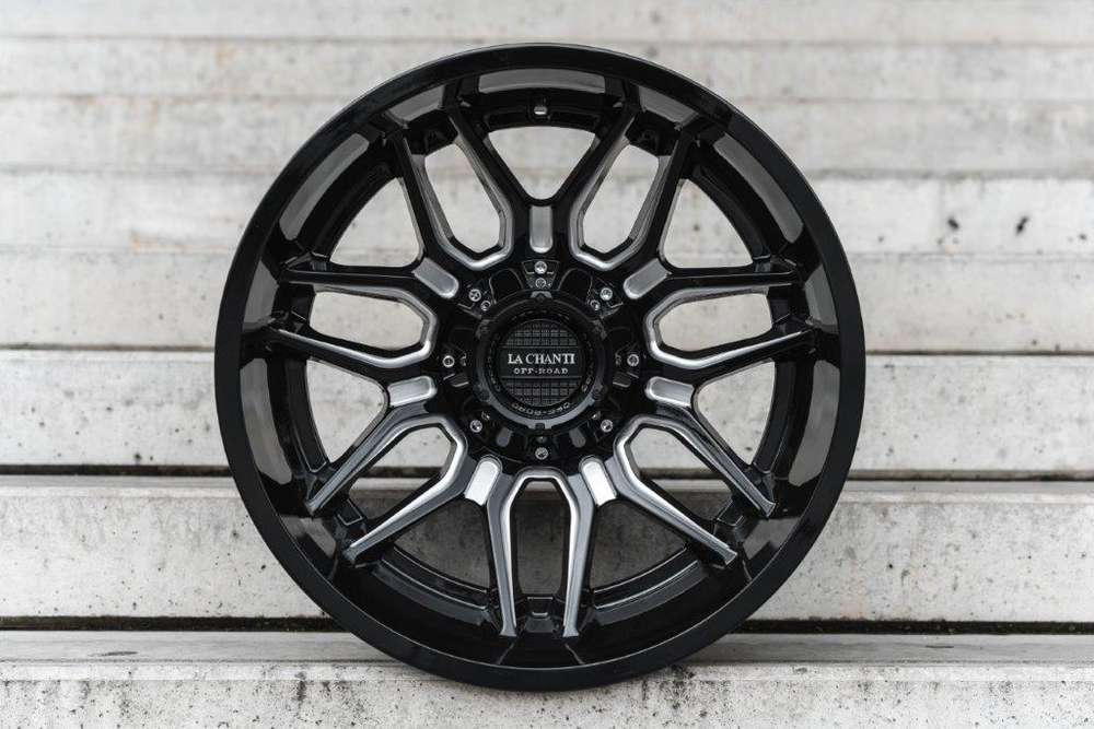 La Chanti LC-OF13 20" 12J ET-44 5x127/5x139,7 Gloss Black Milled