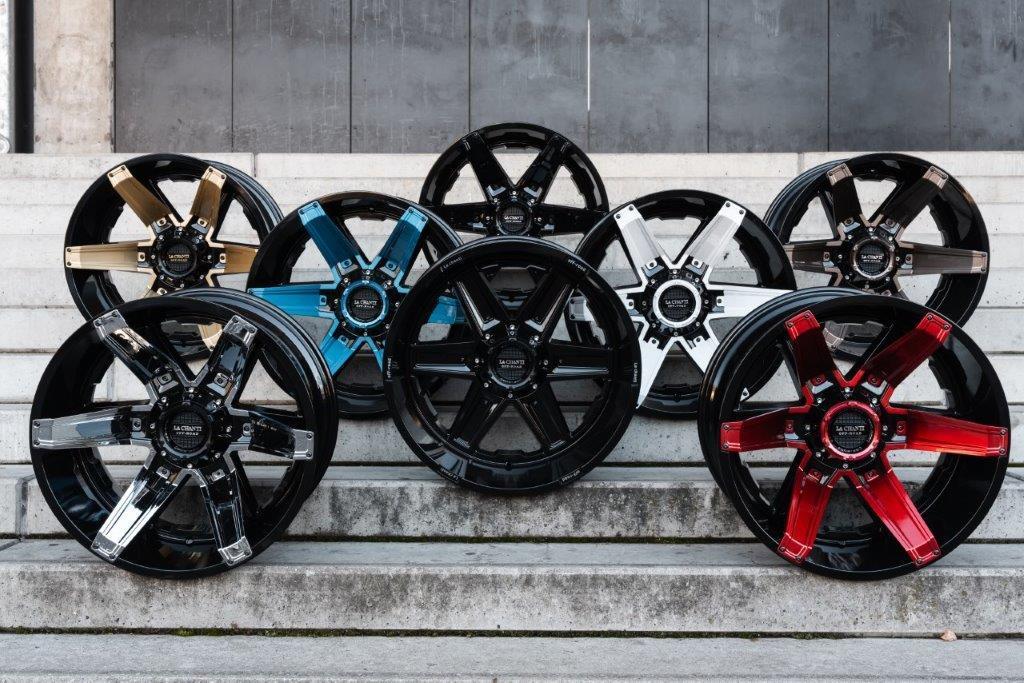 La Chanti LC-OF16 22" 12J ET-44 6x135/6x139,7 Gloss Black Milled - obrazek 10