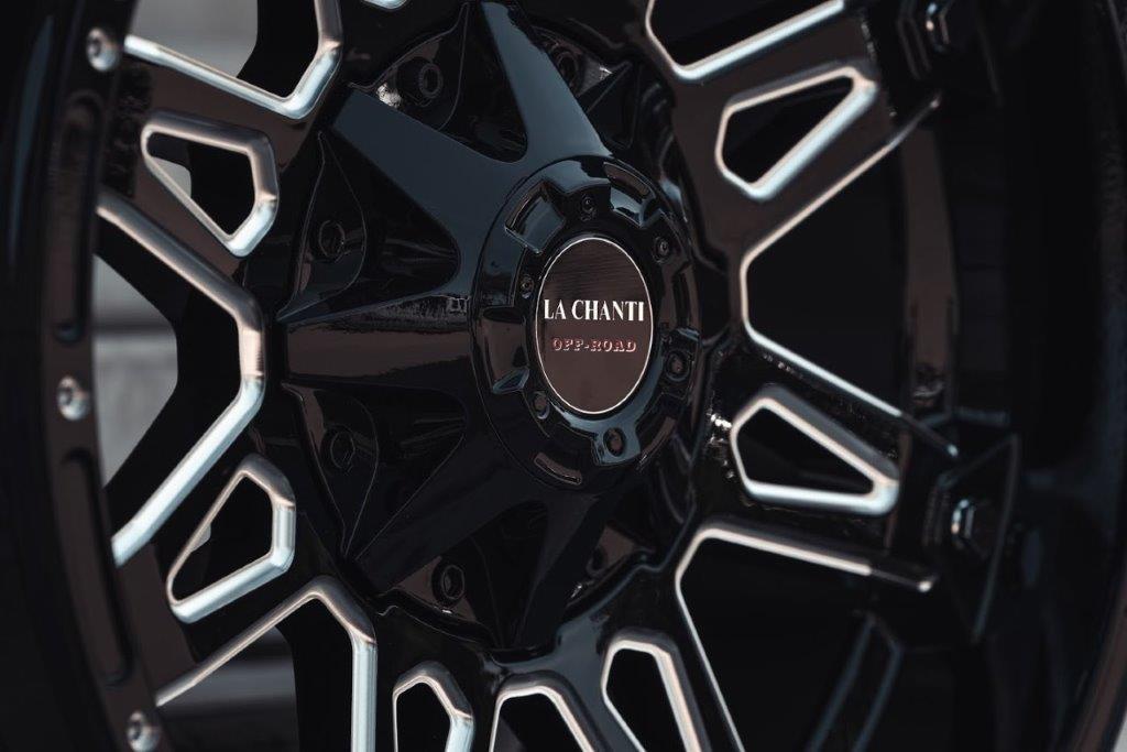 La Chanti LC-OF1 20" 9J ET0 6x136/6x139,7 Gloss Black Milled Spockes - obrazek 5