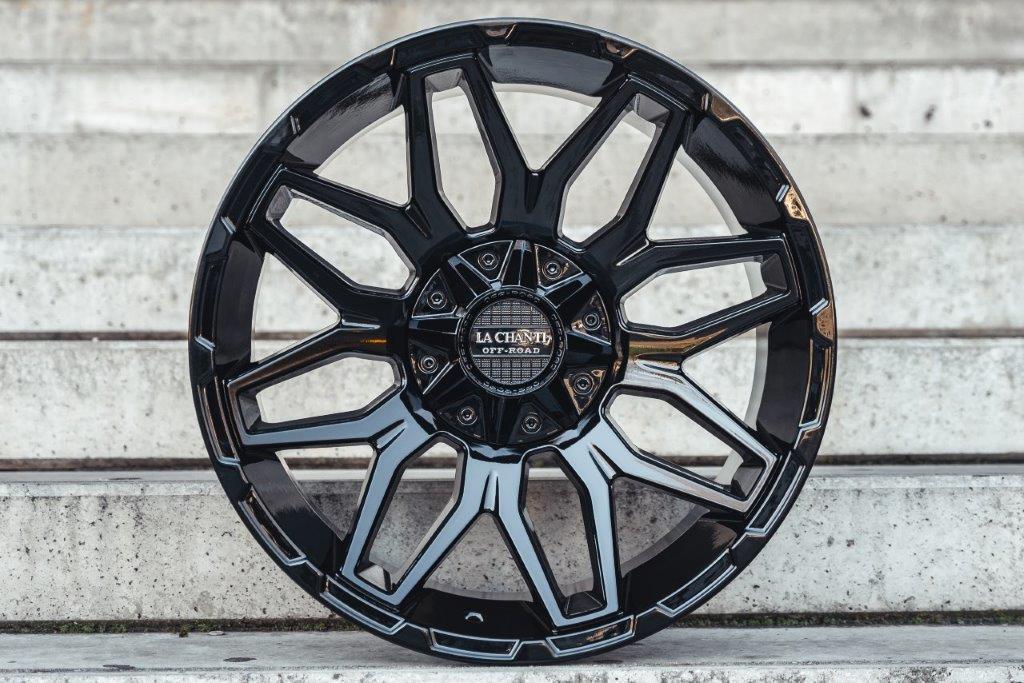La Chanti LC-OF4 20" 10J ET-12 5x127/5x139,7 Gloss Black - obrazek 2