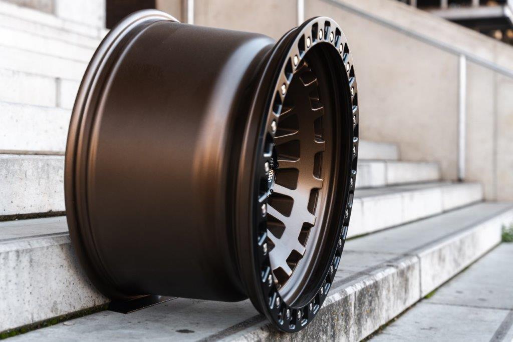 La Chanti LC-OF6 20" 10J ET-25 5x127/5x139,7 Matt Bronze with Matt Black Ring - obrazek 5