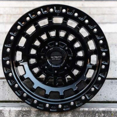 La Chanti LC-OF6 20" 10J ET-25 6x135/6x139,7 Gloss Black with Black Ring