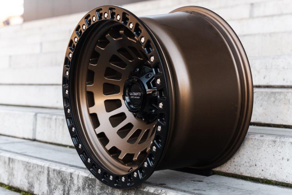 La Chanti LC-OF6 20" 10J ET-25 6x135/6x139,7 Matt Bronze with Matt Black Ring - obrazek 3