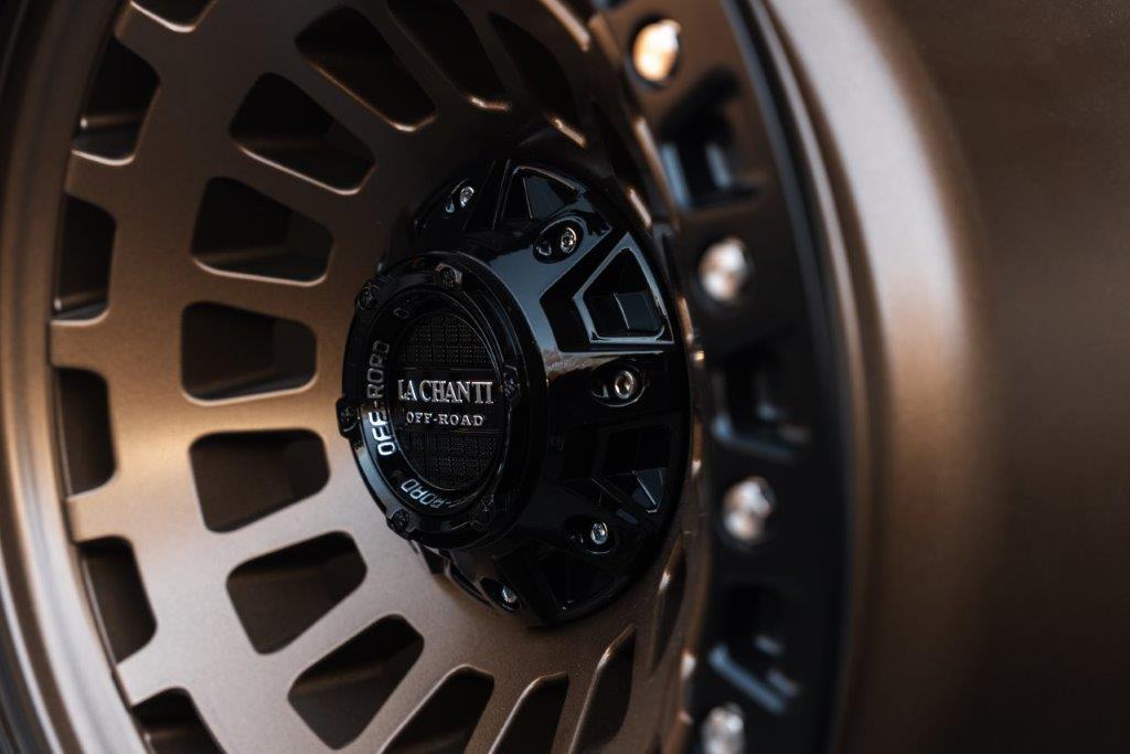 La Chanti LC-OF6 20" 12J ET-25 5x127/5x139,7 Matt Bronze with Matt Black Ring - obrazek 8