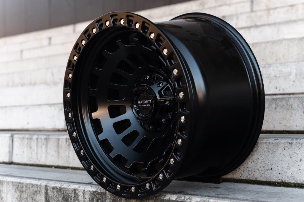 La Chanti LC-OF6 20" 12J ET-25 6x135/6x139,7 Matt Black with Black Ring - obrazek 3