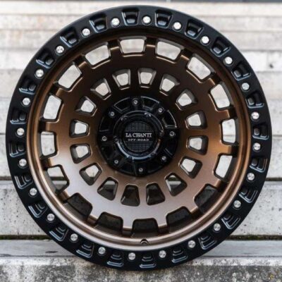 La Chanti LC-OF6 20" 12J ET-25 6x135/6x139,7 Matt Bronze with Matt Black Ring