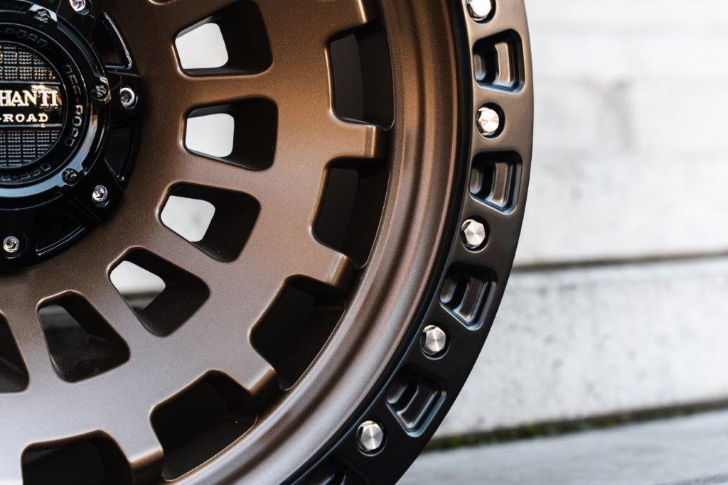 La Chanti LC-OF6 20" 12J ET-25 6x135/6x139,7 Matt Bronze with Matt Black Ring - obrazek 10