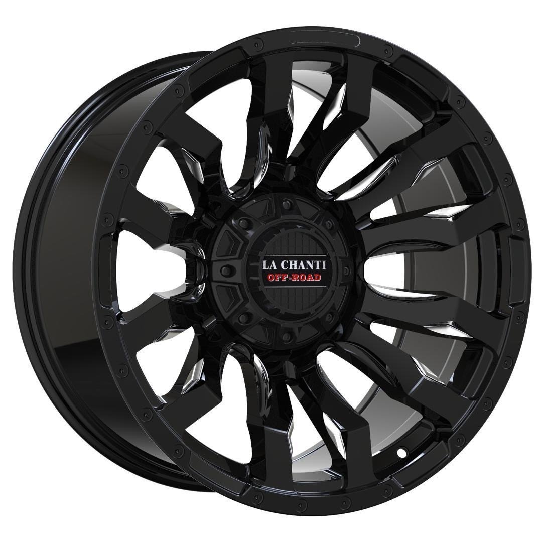 La Chanti LC-OF7 20" 10J ET-25 6x135/6x139,7 Gloss Black - obrazek 2