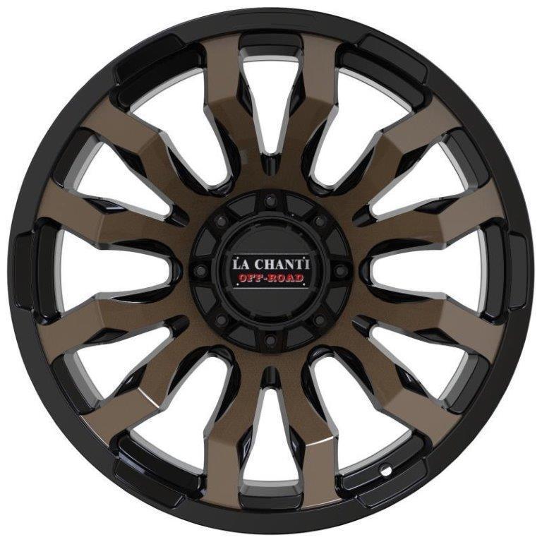 La Chanti LC-OF7 20" 9J ET20 6x139,7 Gloss Black Bronze Face - obrazek 3