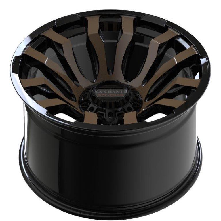 La Chanti LC-OF7 20" 9J ET20 6x139,7 Gloss Black Bronze Face - obrazek 4