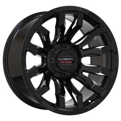 La Chanti LC-OF7 20" 9J ET20 6x139,7 Glossy Black Milled